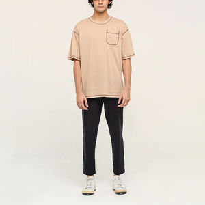 T-shirt Oversize Délavé à l'Acide 100% Coton Effet Vintage Grandes Tailles Personnalisable avec Votre Logo T-shirt Vierge Délavé à l'Acide - Product Image 4