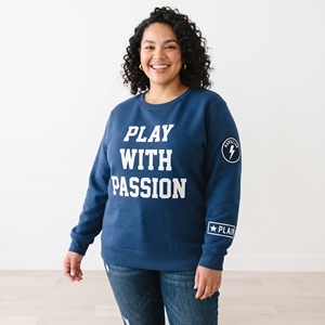 Sudadera Extra Grande para Mujer, Personalizada con Estampado, 100% Algodón, Felpa, Cuello Redondo, Sudadera Tipo Pullover para Damas - Product Image 1