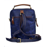 Sac messager vintage en cuir véritable avec design personnalisable disponible au prix de gros