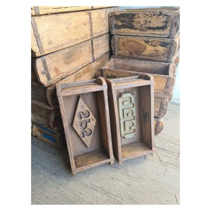 New Arrival Wooden Brick Mould Rustic Shelf Accent Luxury Wooden Brick Mould Home Showcase Display Premium Item - Product Image 6