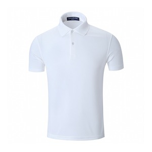 Polo pour homme en piqué de coton à manches courtes, avec logo personnalisé, pour uniforme de travail, à boutons et épaules tombantes, vente en gros, fabricant - Product Image 2