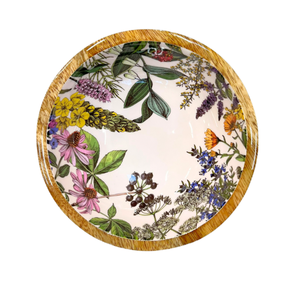 Tazón de Servir de Madera con Diseño de Conchas y Estrellas de Mar, Estilo Mediterráneo, Ecológico, Precio de Fábrica Crafted Treasures - Product Image 3