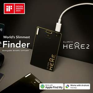 Dispositivo localizador minimalista Rastreador inteligente recargable para llevar todos los días - Product Image 3