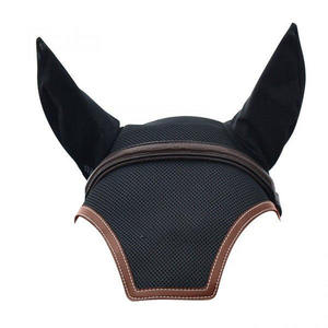 Bonnet pour cheval durable avec maille respirante anti-mouches et protection des oreilles pour les concours d'équitation et l'entretien des chevaux en écurie - Product Image 3