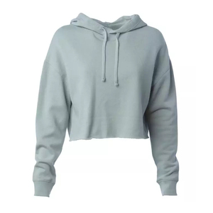 Wholesale High Quality <b>Cropped</b> Top <b>Hoodie</b> Fashion Outdoors Stylish Full Sleeve Length Crop Top <b>Women</b> <b>Hoodie</b> With Custom - Product Image 3