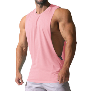 Débardeur de sport en coton respirant grande taille pour homme, séchage rapide, sans manches, idéal pour l'entraînement et les activités de plein air – Vente en gros de haute qualité - Product Image 1