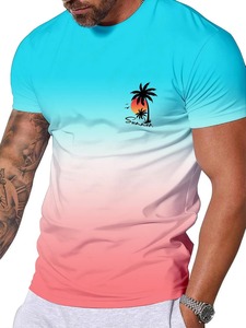 T-shirt graphique élégant pour homme, manches courtes, imprimé d'inspiration vintage, coupe décontractée, design créatif, streetwear moderne, t-shirt graphique - Product Image 2