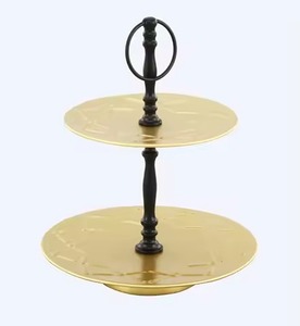 Hotel <b>Supply</b> Metal <b>Cake</b> Stand Dessert Display Plate Cupcake Holder Wedding Table <b>Decor</b> - Product Image 2