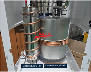 Technologie de distribution d'eau froide à structure spirale hygiénique, refroidisseur instantané sans réservoir, purificateur d'eau, réfrigérateur. - Product Image 3