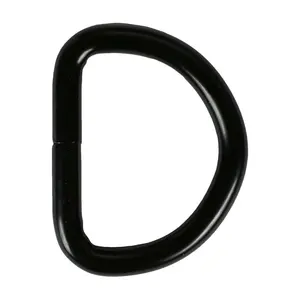 Anillas en D de Acero Inoxidable al por Mayor, Hebillas Metálicas en D de Color Negro Mate para Cinturones, Bolsos, Maletas, Collares para Mascotas y Accesorios de Manualidades - Product Image 2