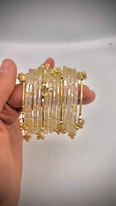 Modern Fashion glaas <b>Bangles</b> For Women Stylish <b>Bangles</b> <b>Set</b> Trendy Stackable <b>Bangles</b> Ladies Fashion Accessories Daily Wear - Product Image 3