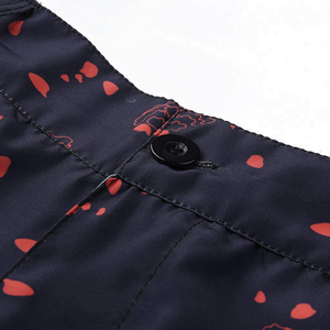 ชุดกางเกงขาสั้นผ้าฝ้ายสำหรับผู้ชาย เนื้อผ้านุ่ม สวมใส่สบายในช่วงอากาศร้อน ชุดฤดูร้อนน้ำหนักเบา - Product Image 6