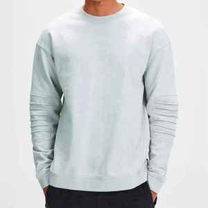 Sweat-shirt d'hiver personnalisé OEM en gros pour hommes, style streetwear, pull thermique uni, à capuche, motif imprimé tendance, en tissu polaire - Product Image 5