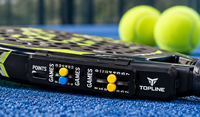 Compteur de points de tennis TOPLINE, suivi des jeux et des sets, tableau de scores sportif portable en plastique pour le suivi des matchs