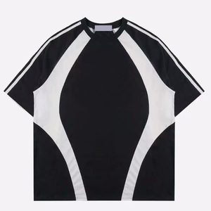 เสื้อยืดโอเวอร์ไซส์ผู้ชายแบบตาข่ายพิมพ์ลายซับลิเมชั่นพร้อมโลโก้สั่งทำราคาโรงงานขายดีปี 2026 - Product Image 1