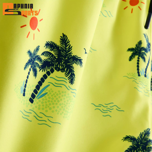 Traje de Baño de Poliéster Sólido Personalizado por Sublimación, de Bajo Precio, para Jóvenes, Nuevo Modelo, Shorts de Playa de 1 Pieza - Product Image 4