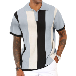 Polos de alto rendimiento para hombre, polos de golf que absorben la humedad, ropa deportiva para exteriores, prendas de tela transpirable para exportación - Product Image 1