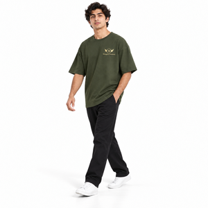 Camiseta de Hombre Personalizada Premium 100% Algodón, Suave al Tacto, Cómoda, Diseño Elegante, Transpirable, Manga Corta, Calidad Duradera - Product Image 3