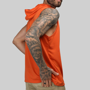 High Quality Gym Muscle Tank <b>Top</b> Cool Dry Summer Workout <b>Top</b> with Casual Style <b>Mesh</b> Sleeveless and Custom Logo - Product Image 3