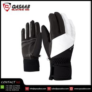 Breathable Rechargeable-Heat <b>Gloves</b> Black-<b>White</b> Snowboard Touchscreen Winter Waterproof and Snow-Proof Heated <b>Ski</b> <b>Gloves</b> - Product Image 2