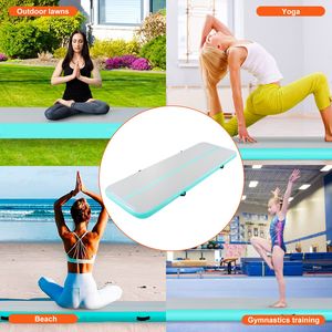 Tappetino Gonfiabile per Ginnastica da 4 Pollici di Spessore con Pompa Elettrica, Tappeto per Allenamento Tumble Track, Accessori per Attrezzature Ginniche - Product Image 6