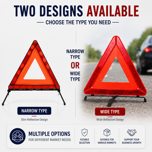 Triangle de signalisation d'urgence pliable réfléchissant avec film réfléchissant de quatrième qualité pour la sécurité routière des véhicules ECE R27 - Product Image 6
