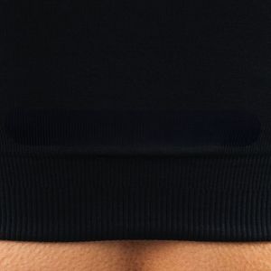 Black se Womens Seamless Quarter <b>Zip</b> Halter <b>Crop</b> Top Breathable Stretch Workout Top for Yoga Gym Running Fitness Training - Product Image 5