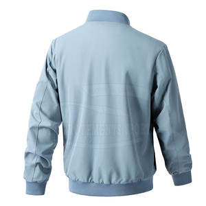 Blouson aviateur homme personnalisé de haute qualité avec col montant style printemps grande taille avec logo personnalisé - Product Image 2