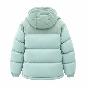 Veste d'hiver pour homme à col montant, imperméable, effet brillant, alternative au duvet, style puffer - Product Image 6