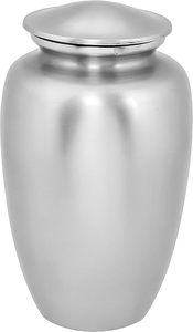 Urne funéraire classique en laiton artisanal avec couvercle sécurisé – Contenant haut de gamme pour cendres commémoratives, idéal pour les cendres humaines – Élégante urne funéraire pour les funérailles - Product Image 3