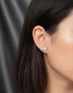 ต่างหูเพชรสร้างในห้องปฏิบัติการ ทอง 14K 3 กะรัต VS1 รับรองโดย IGI เครื่องประดับพรีเมียม เหมาะสำหรับเป็นของขวัญสุดหรู สำหรับแฟชั่นระดับไฮเอนด์และโอกาสพิเศษ - Product Image 3