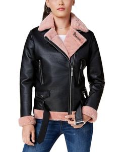 Nueva Chaqueta de Cuero Negra para Mujer, Estilo Casual, a la Moda y Sexy - Product Image 1