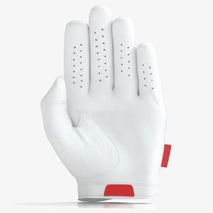 Gant de golf blanc pour homme de qualité supérieure, en cuir Cabretta, respirant, antidérapant, ajustement flexible, fermeture auto-agrippante - Product Image 2