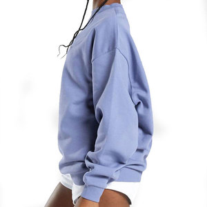 Sweat-shirt oversize à épaules tombantes pour femme, 100 % coton, manches longues, col rond, idéal pour l'hiver et les activités de plein air – Meilleures ventes - Product Image 3