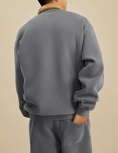 Sweat à capuche unisexe personnalisé en molleton 100 % coton, vente en gros, OEM, tendance, pour l'hiver, streetwear, écologique, séchage rapide, respirant - Product Image 4