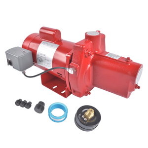 Pompa a getto per pozzi poco profondi in ghisa da 1 HP, 23 GPM, 65 PSI, 115/230 V, RJS 100 PREM, Pompe acqua Premium - Product Image 4