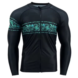Fabricant OEM de rashguards personnalisés haut de gamme à manches longues par sublimation pour athlètes hommes BJJ MMA Jiu Jitsu - Product Image 4