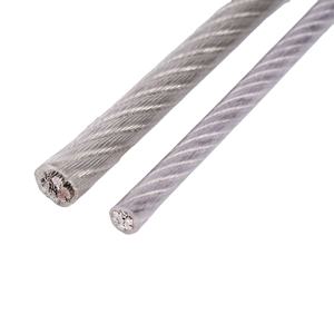 중국산 7x19 4mm-6mm 체육관 케이블/체육관 스틸 와이어 로프 피트니스 장비, 멀티 스트랜드 스테인레스 스틸 와이어 와이어 - Product Image 5