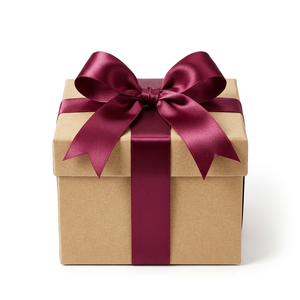 Wholesale 25mm Burgundy Single Face Satin <b>Ribbon</b> for Luxury Gift Wrapping Decorative Packaging Luxury Packaging Invitation Decor - Product Image 2