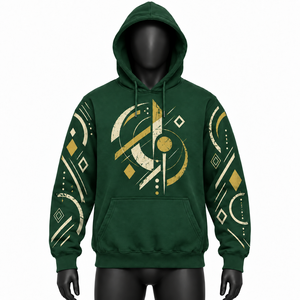 เสื้อฮู้ดซิปแบบสั่งทำพิเศษ ทรงโอเวอร์ไซส์ ผ้าเฟรนช์เทอร์รี่ 100% คอตตอน พิมพ์ลายดิจิทัล มีกระเป๋า ระบายอากาศได้ดี เหมาะสำหรับฤดูหนาว สไตล์สตรีทแวร์ น้ำหนัก 430 กรัม - Product Image 3