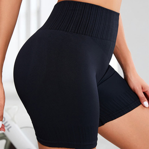 Shorts de Yoga para Mujer, Color Sólido, Elásticos en 4 Direcciones, Secado Rápido, para Verano, Fitness, Gimnasio y Deportes - Product Image 3