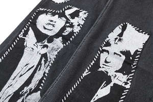 Jeans amples délavés brodés, design uni, effet usé, en denim, vente directe usine, nouvelle mode, production en gros OEM - Product Image 3