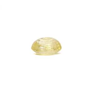 Oval Cut 8 Carat Premium Yellow Sapphire Loose Gemstone for Fine Jewelry - Product Image 3