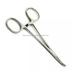 คีมหนีบหลอดเลือดโคเชอร์แบบโค้ง ทำจากเหล็กกล้าไร้สนิม ขนาด 6 นิ้ว อุปกรณ์ผ่าตัดทั่วไป - Product Image 2