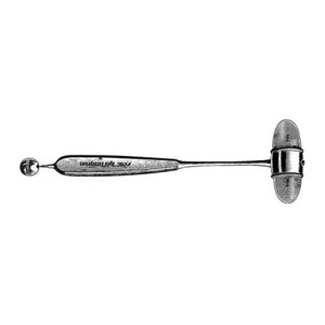 Martillo de percusión manual Hurst de acero inoxidable de 20 cm para diagnóstico médico, instrumento ortopédico quirúrgico - Product Image 3