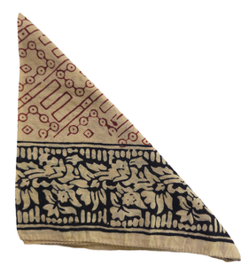 Wholesale Hand Block Print Bandana Head <b>Scarf</b> Floral Hair Wrap Boho Hair 100% Cotton Headband Vintage Style Hair <b>Scarf</b> Handmade - Product Image 3