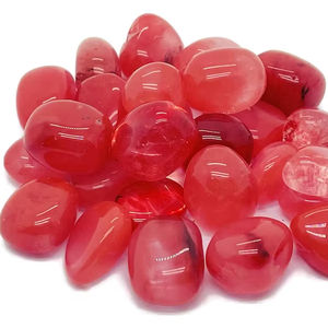 หินเชอร์รี่แดงธรรมชาติ หินบำบัดแบบก้อนเล็ก หินอาเกต หินเรกิ หินจักระ ขายส่งจำนวนมาก - Product Image 1