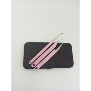 Pinzas de Precisión para Pestañas de Acero Inoxidable con Punta Suave, Modelo 807, Personalizadas para Profesionales Rusos y Artistas de Pestañas en Pakistán - Product Image 1