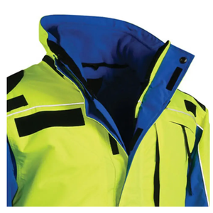Men's Winter <b>Waterproof</b> Hi Vis Safety Jacket with Long Sleeves Reflective <b>Work</b>-wear for Outdoor Safety Jackets - Product Image 6