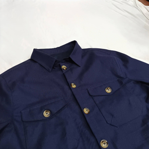 เสื้อยืดลำลองผู้ชาย แขนสั้น คอกลม สีพื้น ดีไซน์ทันสมัย ผลิตตามสั่ง เป็นมิตรต่อสิ่งแวดล้อม แห้งเร็ว - Product Image 3